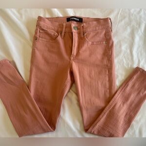 Express Women’s Skinny Jeans - Dusty Rose